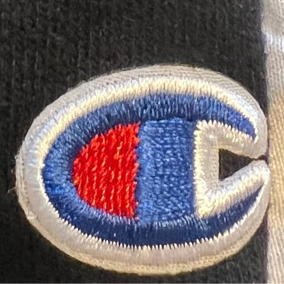 Champion Men’s Medium Black Cuffed Track Pants Joggers - Picture 3 of 4